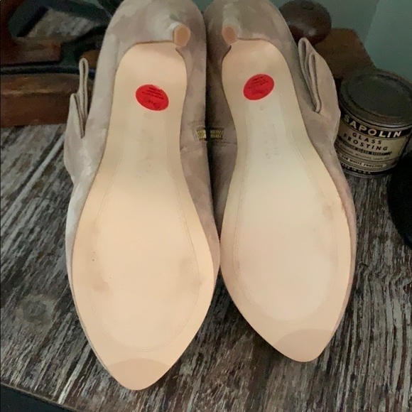 Zara WOMAN Tan Suede Ruffle Booties - Picture 11 of 15